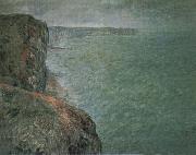 Claude Monet The Sea Seen from the Cliffs Sweden oil painting artist